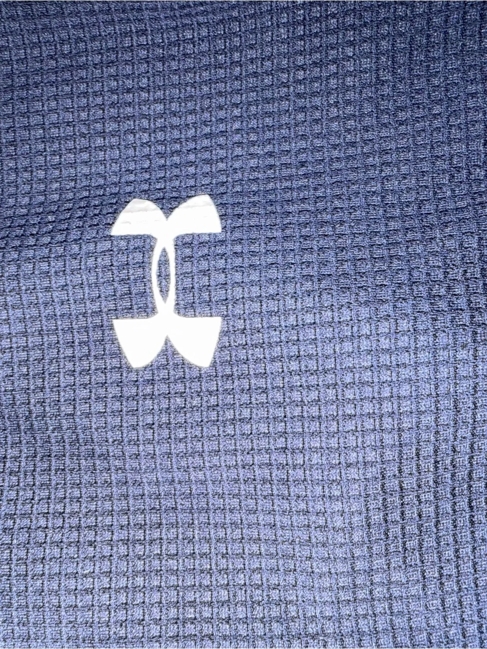 Under Armour Men's Navy Half-Zip Waffle Pullover